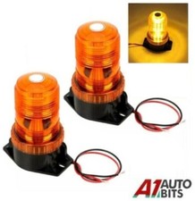 2X LED Flashing Hazard Amber