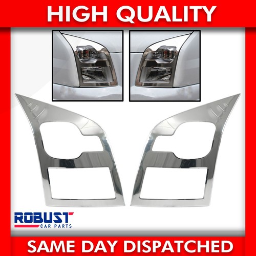 Chrome head light covers trim - light,