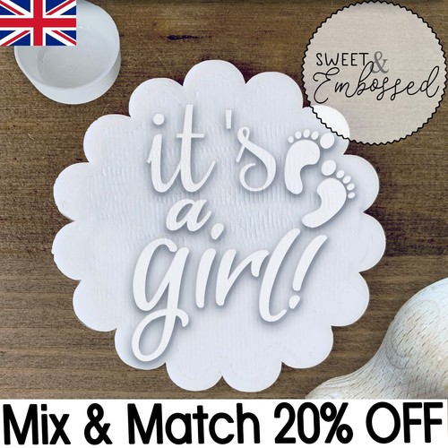 Girl cookie stamp - girl,