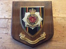 HAND PAINTED BRITISH ARMY THE ROYAL HAMPSHIRE REGIMENT PLAQUE/SHIELD