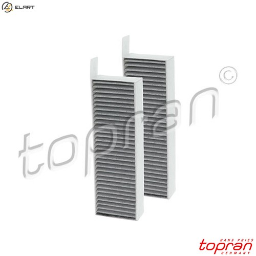 Filter set cabin air 724 - 724, 180