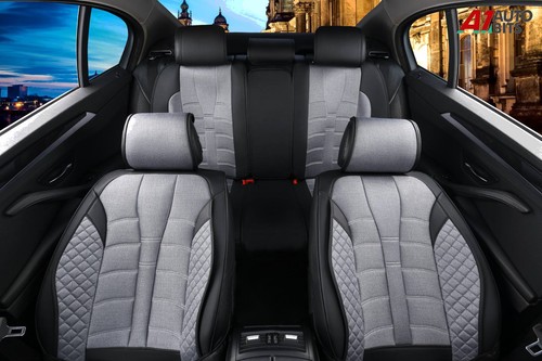 Seat covers full set grey - seat,