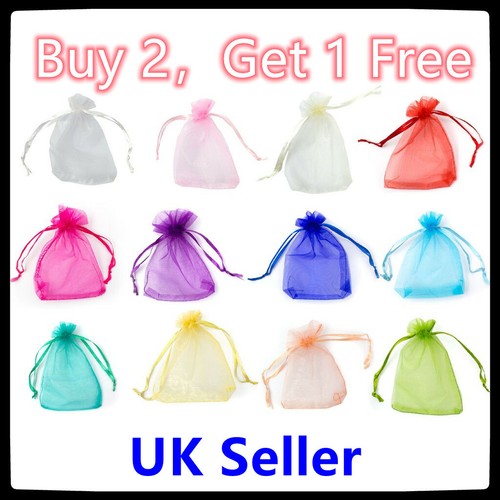 Pcs organza gift bags - 50,