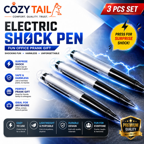 Electric shock pen joke toy - electric,