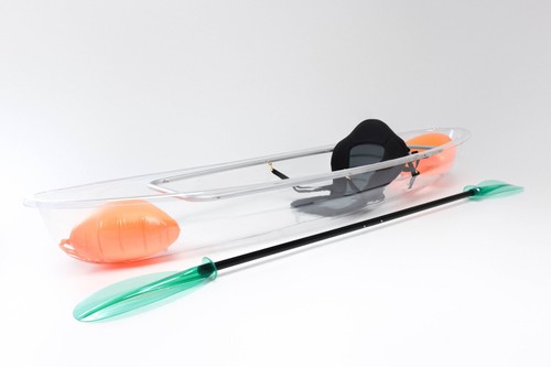 Transparent clear kayak single - transparent,