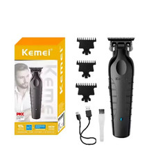 Hair Beard Trimmer Kemei KM-2299 Cordless Professional Barber Zero Gap Clipper