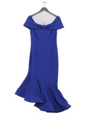 Forever Unique A-Line Maxi Dress UK10 in Blue