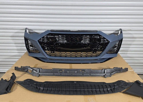 Front bumper with grille - bumper, body
