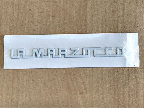 Marzocco genuine white - la, logo