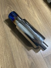 Hi Power Muffler 2 Inch Inlet 3.5" Blue Tip HKS Inspired Sport Exhaust Free Ship