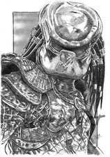 ORIGINAL ART "Ghost Predator"