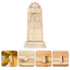  2 Pcs European Wood Carving Decoration Decorative Corbels for Home Wooden