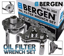BERGEN Oil Filter Wrench Set 2 Way 3 Leg Oil & Fuel Filter Wrench/Removal Tools