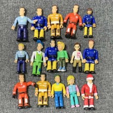 Random 3PCS Fireman Sam Figure Toys Cute PVC Action Figure Doll Toys No repeat
