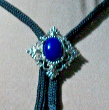 western bolo tie silver tone