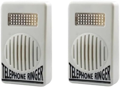 2pcs white telephone ringer - telephone,