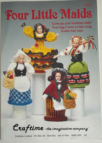 Four little maids knitting - little,