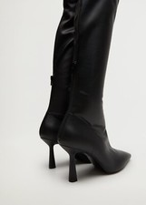 MANGO Elastic high heel boots