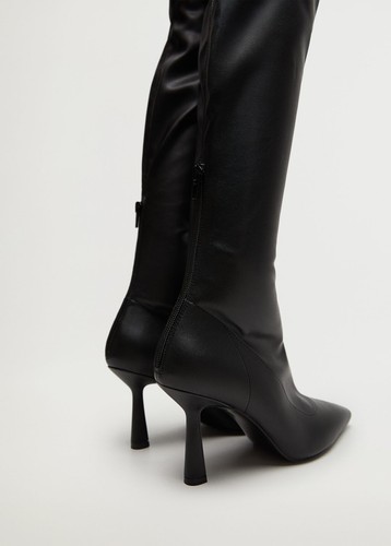 Mango elastic high heel boots - mango,