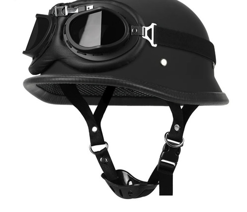 Motorcycle half helmet vintage - motorcycle,