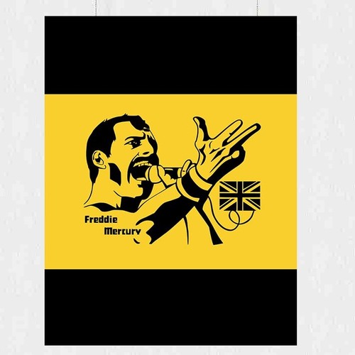 Freddie mercury poster print - poster,
