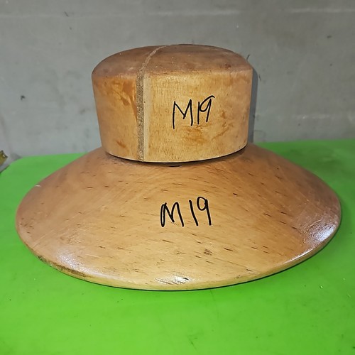 Wooden hat block millinery - ,