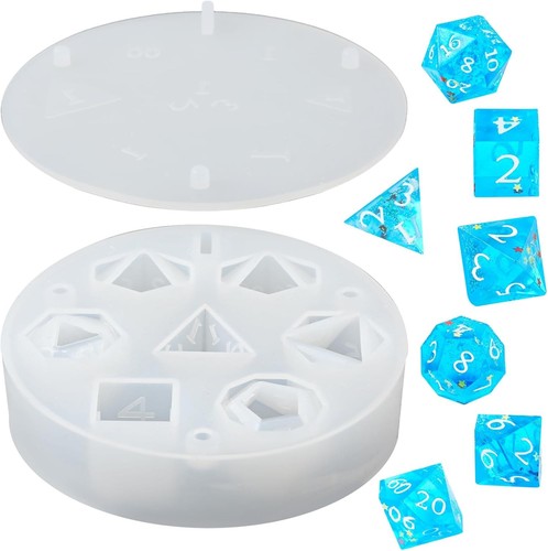 Resin dice mold polyhedral - resin,