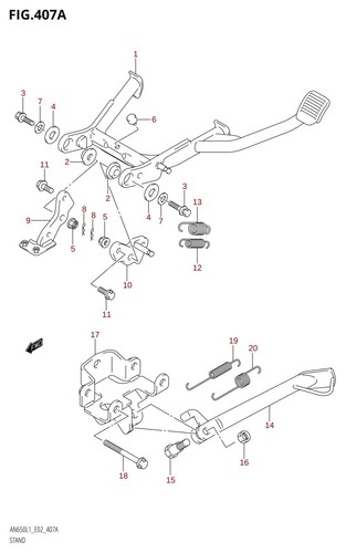 Suzuki genuine bolt - bolt, 20)