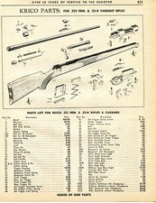 1962 Print Ad of Krico 222 &