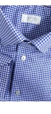 Eton Slim Fit Blue Gingham