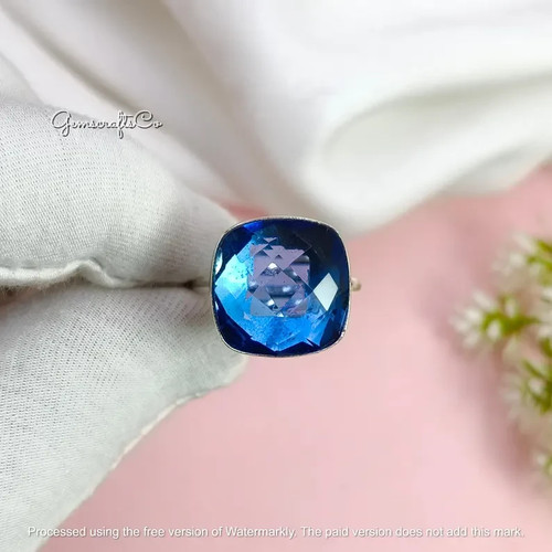 Handcrafted tanzanite ring - tanzanite,