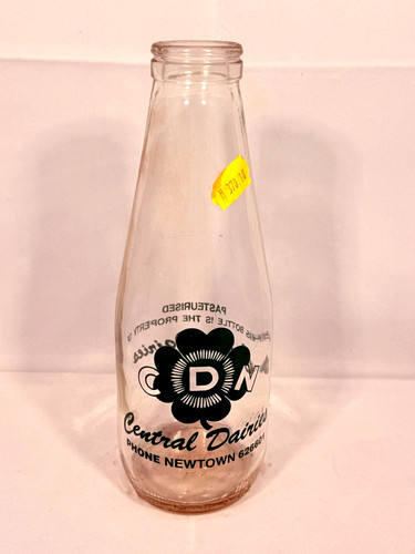Vintage central dairies pint - central,