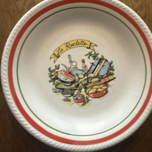 French raclette plates - x2, la