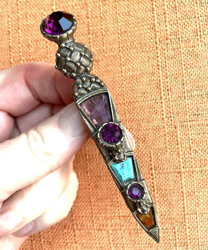 Vintage miracle brooch celtic - vintage,