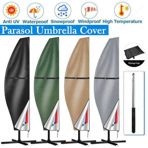 Waterproof cantilever parasol - waterproof,