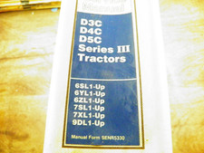 CAT Caterpillar D3C D4C  D5C  SERIES III SERVICE MANUAL 6SL 7XL 9TS 6ZL 6YL 7SL