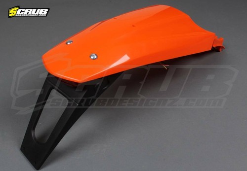 Plastics ktm rear fender - ktm,
