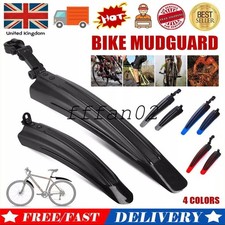 2Pcs Mountain Bike Mudguards MTB Bicycle Mud Guard Tire Fender Front Rear Set