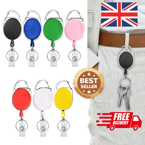 Retractable key chain card - retractable,