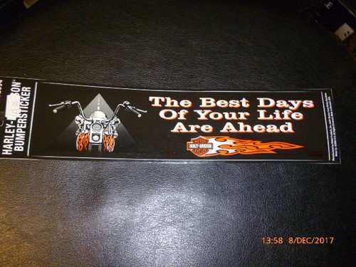 Harley davidson bumpersticker - harley,