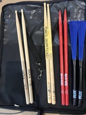 Drum Sticks Plus Bag.  Bargain