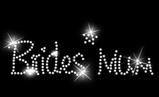 BRIDES MUM Iron on Wedding Hen