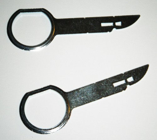 Audi stereo release keys car