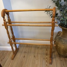 Vintage Wooden Towel Rail