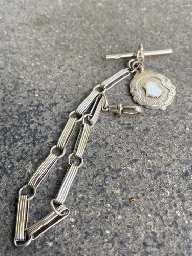 Antique sterling silver albert - antique,
