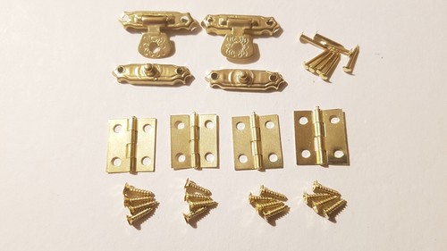 Small hinges with screws - with,