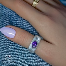 Brushed 925 Sterling Silver