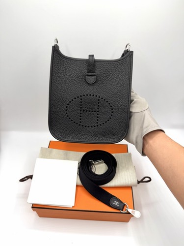 Hermes mini evelyne - mini, black