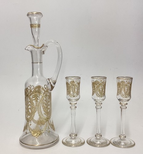 Moser intaglio decanter - intaglio, &