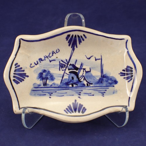 Delft blue trinket dish - blue,